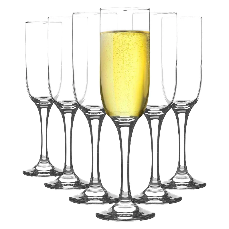 210ml Tokyo Champagne Flutes - Pack of Six - By LAV