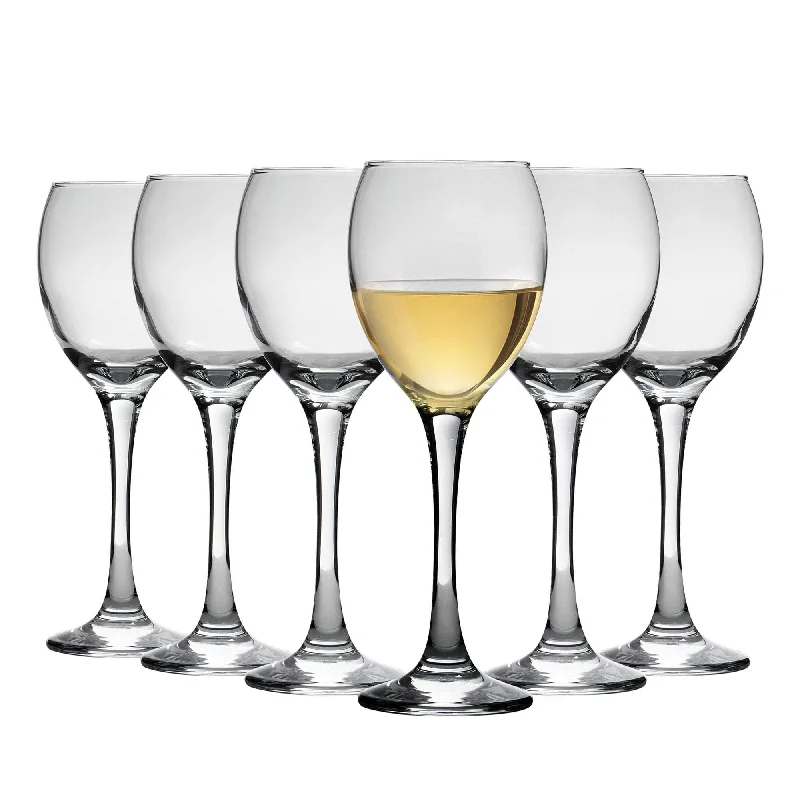 245ml Classic Wine Glasses - Pack of Six - By Argon Tableware