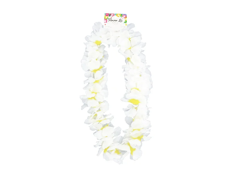 Flower Lei - White -