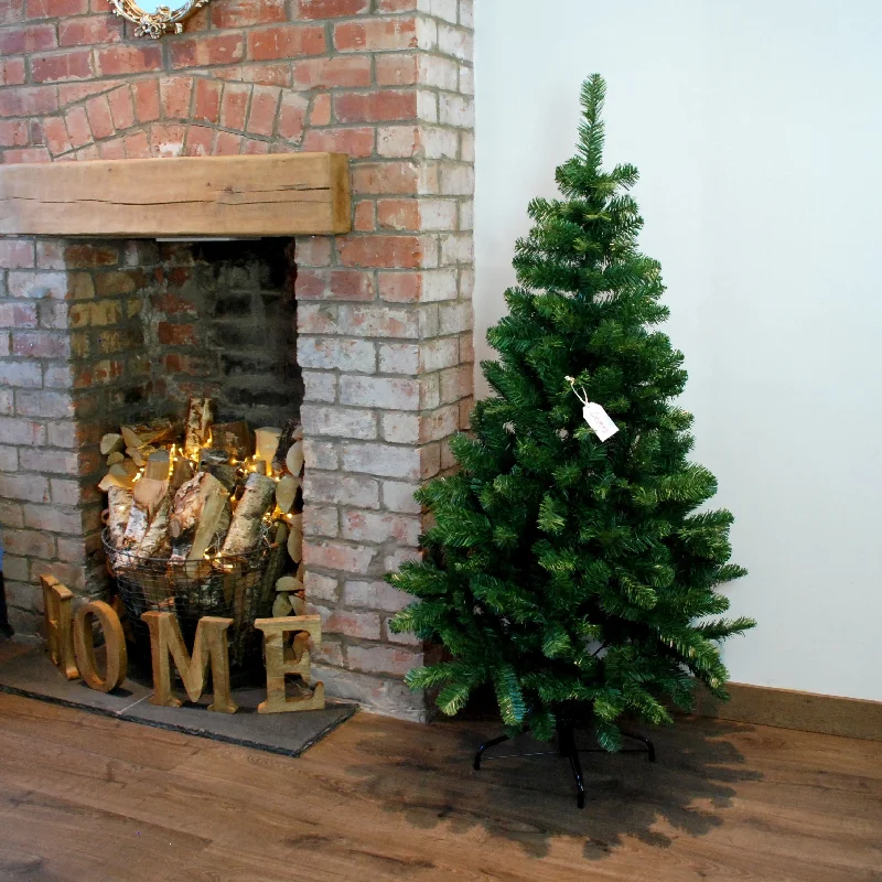 5ft (150cm) Samuel Alexander Luxury Green Christmas Tree 340 Tips 95cm Wide