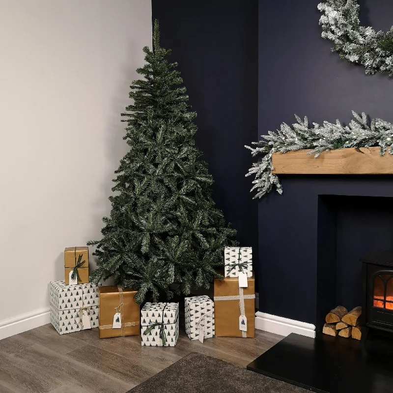 7ft (2.1m) Woodcote Spruce Artificial Christmas Tree