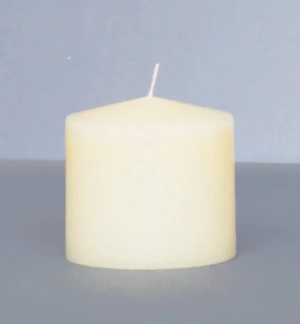 8cm Ivory Pillar Candle