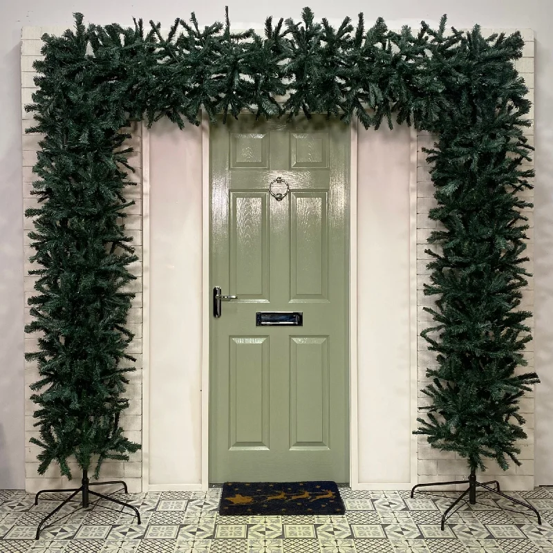 8ft (2.4m) Indoor Outdoor Artificial Christmas Tree Arch in Green