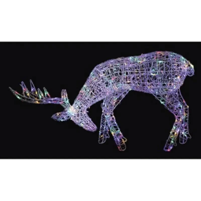 Acrylic Rutting Stag LED Multi 1.5m