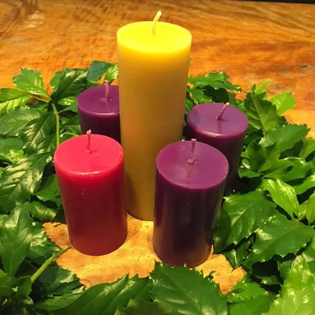 Advent Beeswax Candles