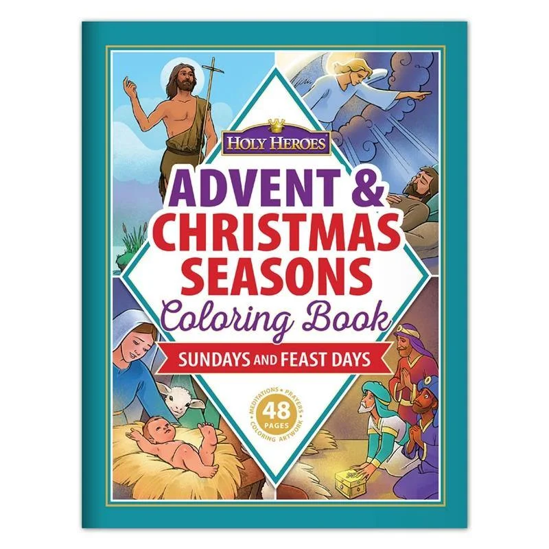 Advent & Christmas Seasons Coloring Book