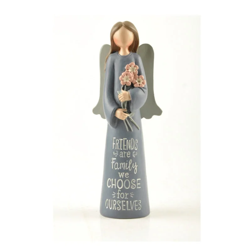 Angel Figurine Friends Are Family We Choose Guardian Angel