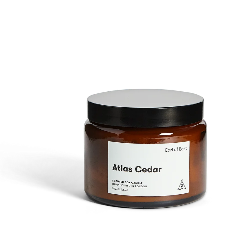 Atlas Cedar | Large Soy Wax Candle | 500ml | by Earl of East