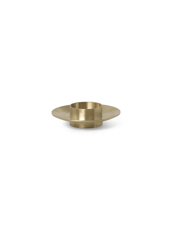 ferm Living Brass Block Candle Holder