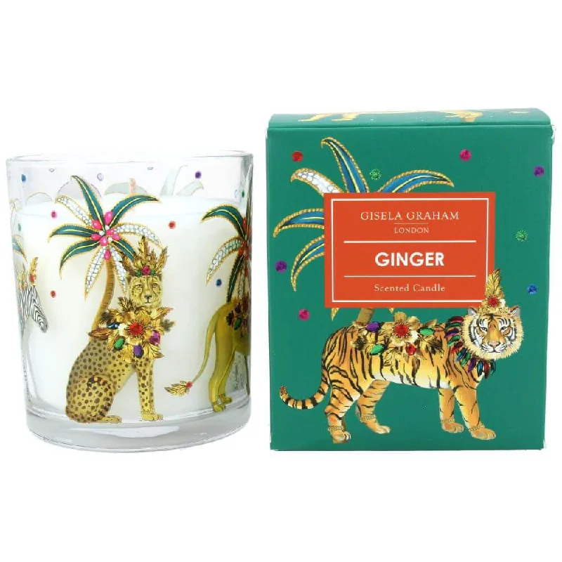 Bollywood Animals Candle (Ginger)