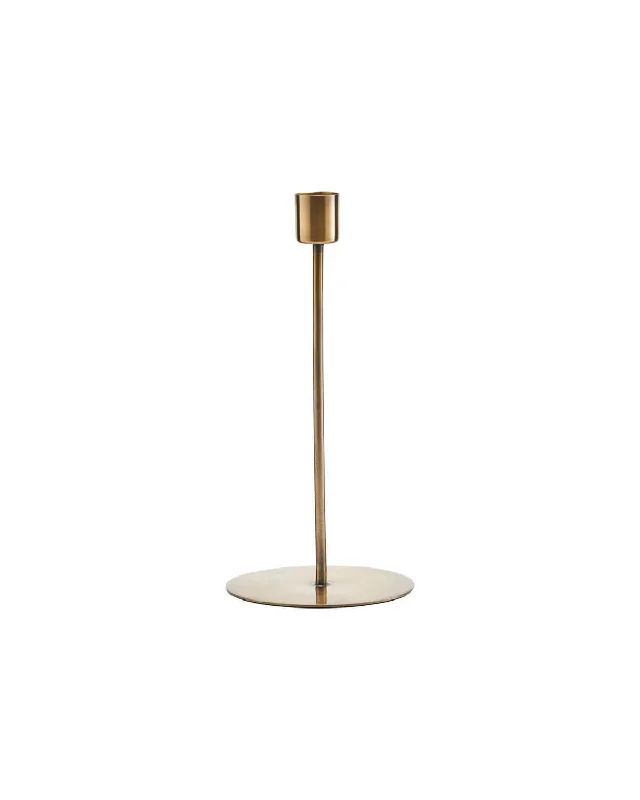 Candle Holder | Tall | Anit | Antique Brass | by House Doctor