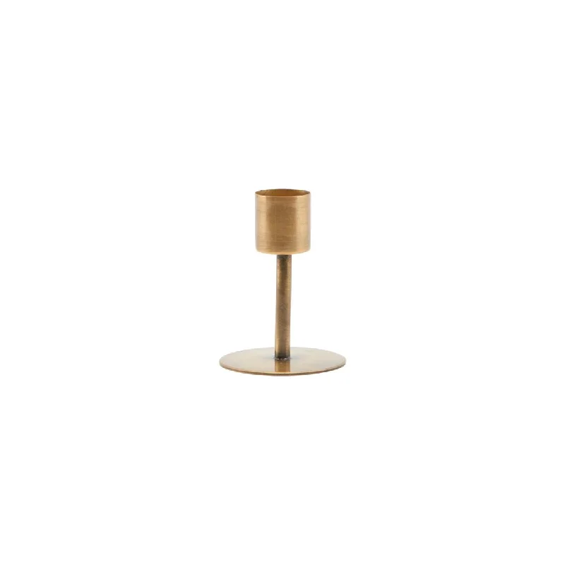 Candle Holder | Tiny | Anit | Antique Brass | by House Doctor