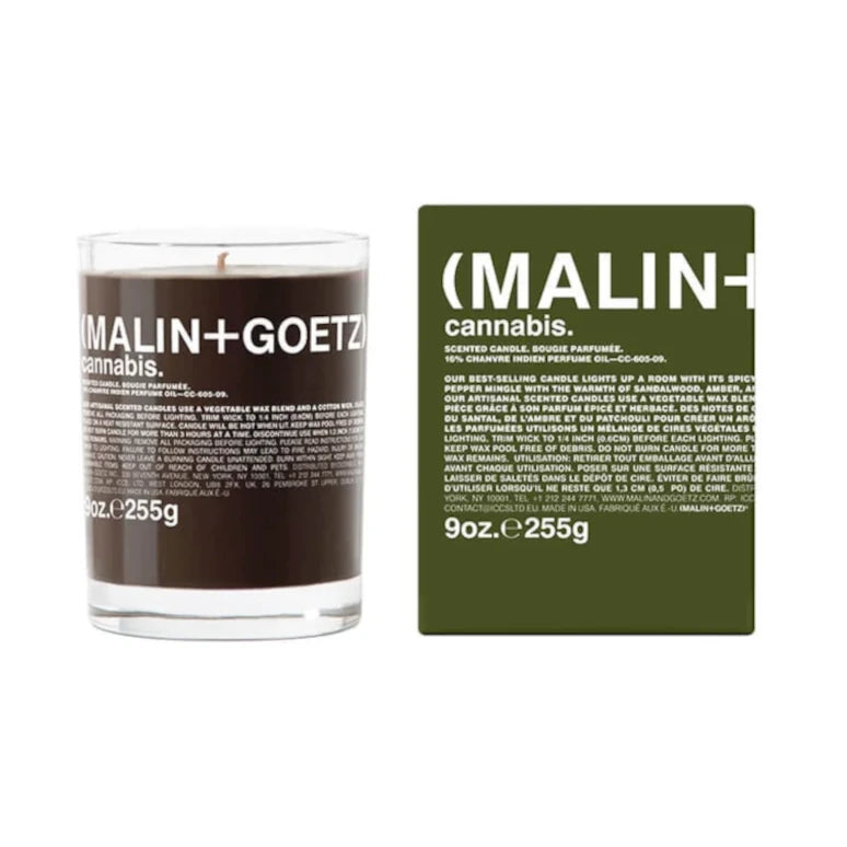 Cannabis Candle | 60 Hour Burn Time | by Malin+Goetz