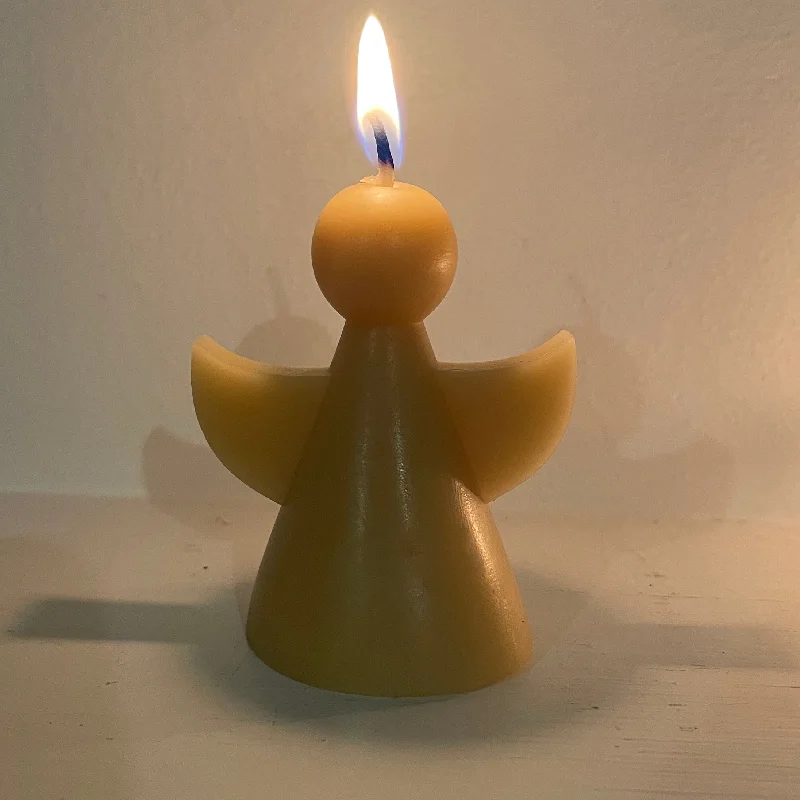 Christmas Angel Beeswax candle