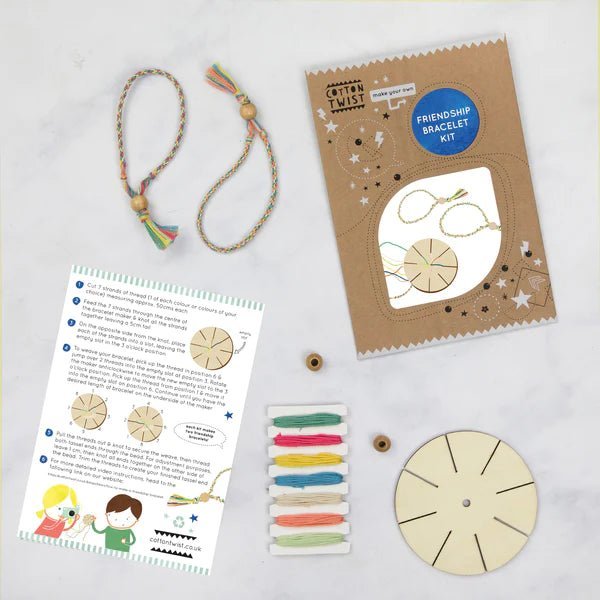 Cotton Twist: DIY Friendship Bracelet Craft Kit