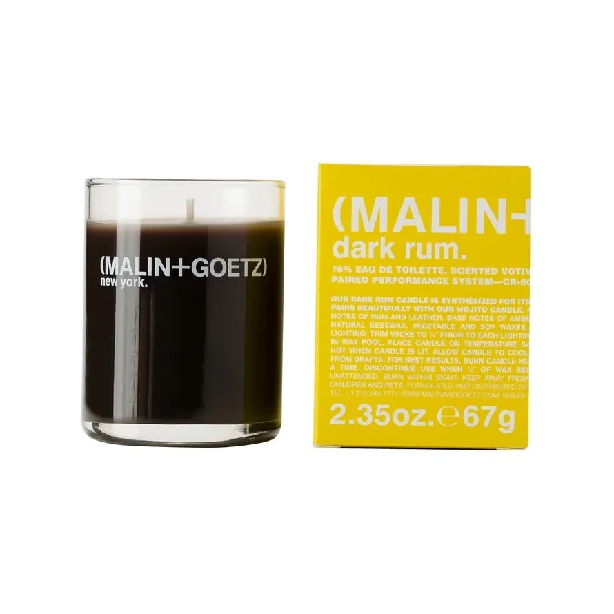 Dark Rum Votive | 25 Hour Burn Time | by Malin+Goetz