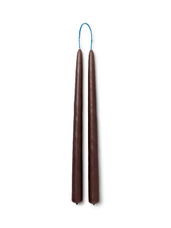 Dipped Candles | Brown | Set of 2 | by ferm Living