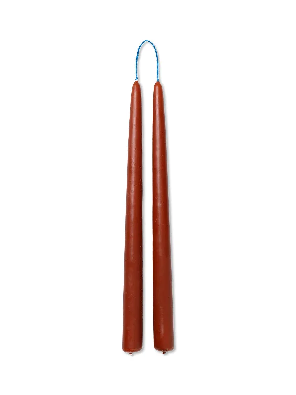 Dipped Candles | Rust | Set of 2 | by ferm Living