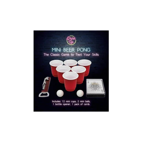 Drink Up Mini Beer Pong