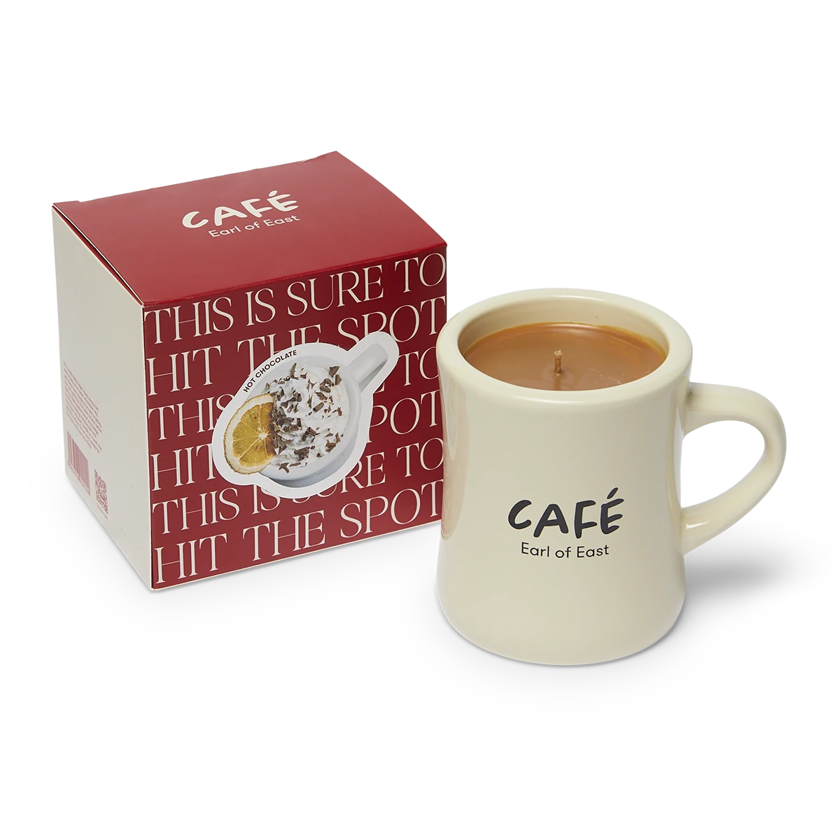 Earl of East Soy Wax Café Candle & Mug - Hot Chocolate Limited Edition