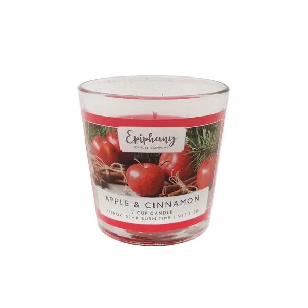 Epiphany Apple & Cinnamon V Cup Candle