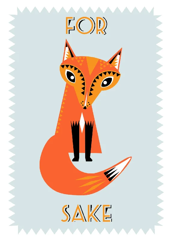 For Fox Sake Tea Towel