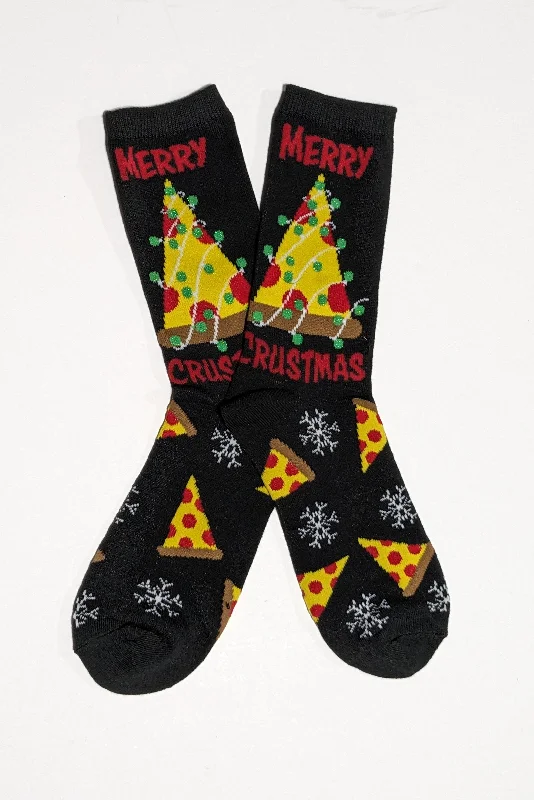 Merry Crustmas Crew Socks