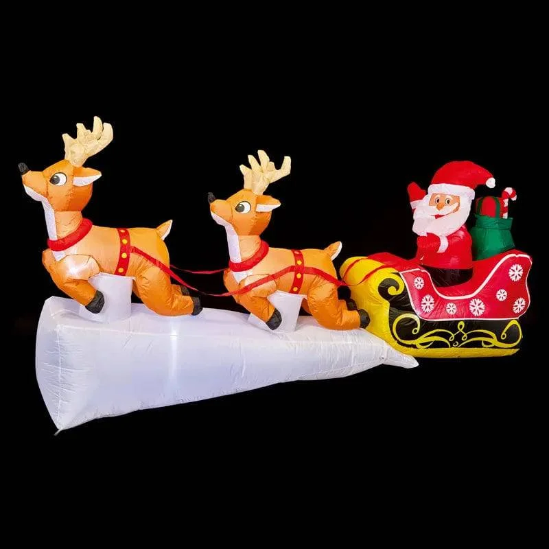 Inflatable Santa Sleigh 2.4m