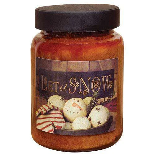 Let It Snow Jar Candle, 26oz