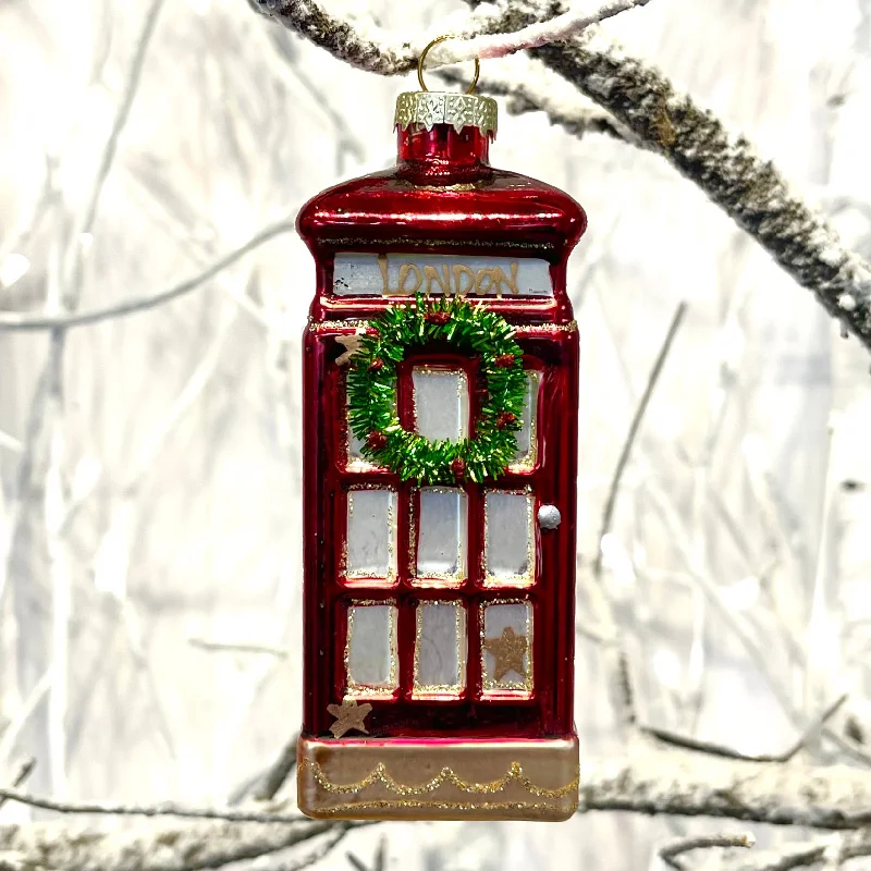 London Telephone Box Tree Bauble