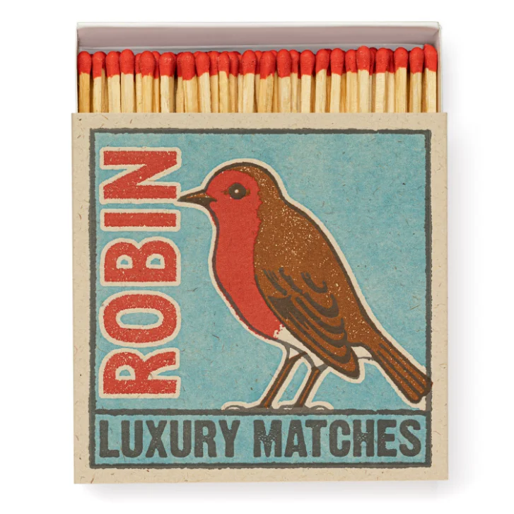 Long Matches - Square Box | The Robin | by Archivist