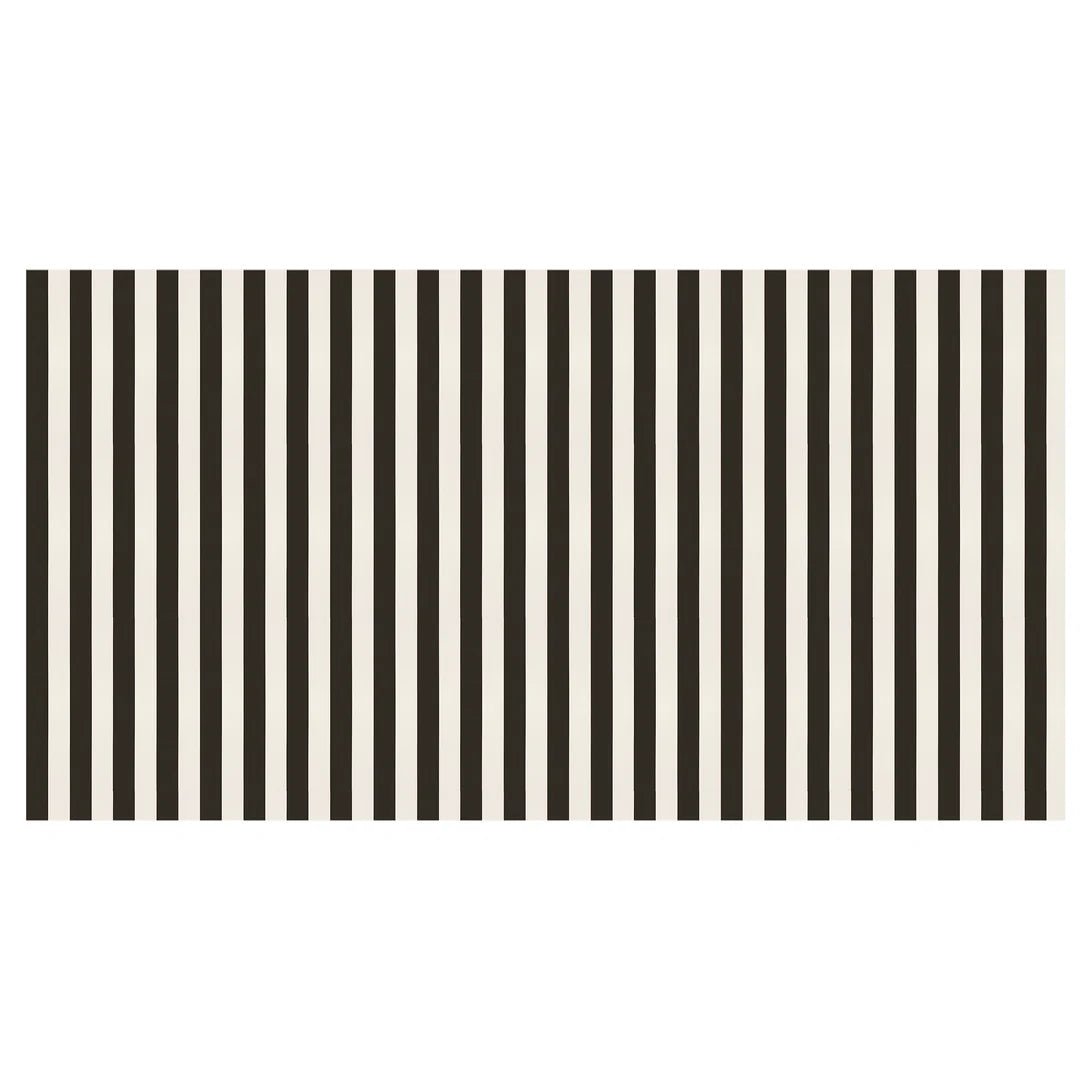 Meri Meri: Black Striped Tablecloth