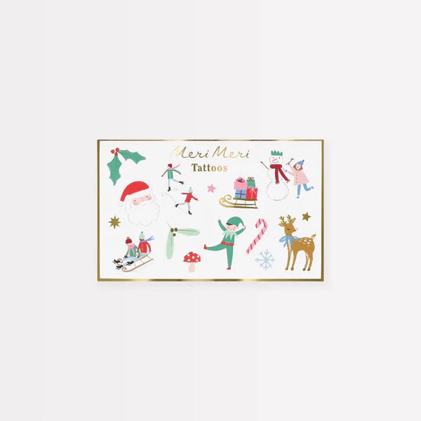 Meri Meri: Mixed Icon Christmas Temporary Tattoos