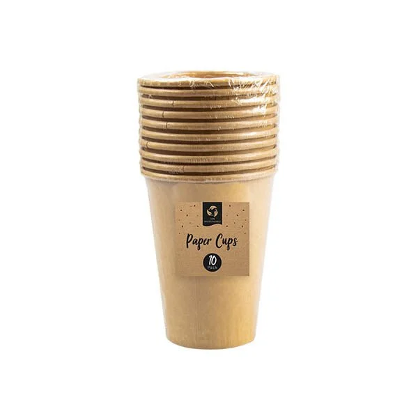 Paper Cups Biodegradable 10 Pack