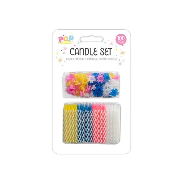 Party Faves Candle Set 100 Pieces