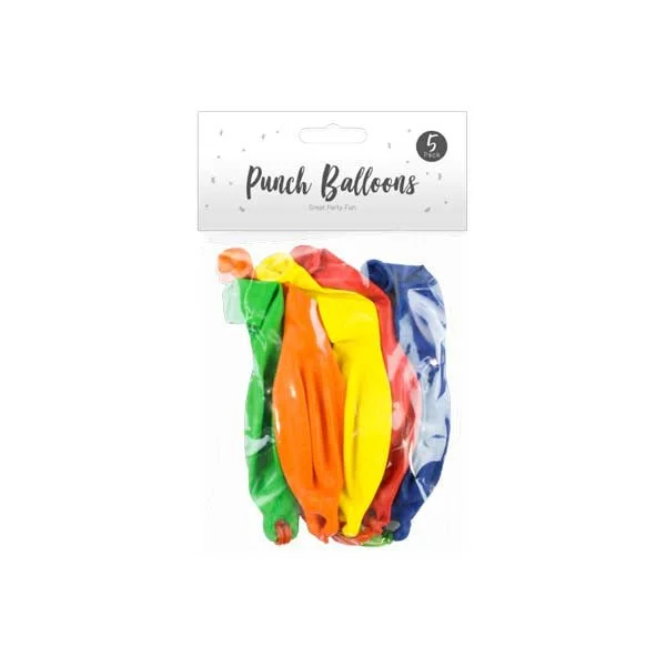 Party Faves Punch Balloons 5 Pk