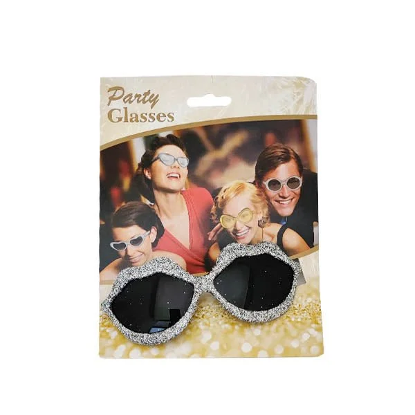 Party Glasses With Glitter