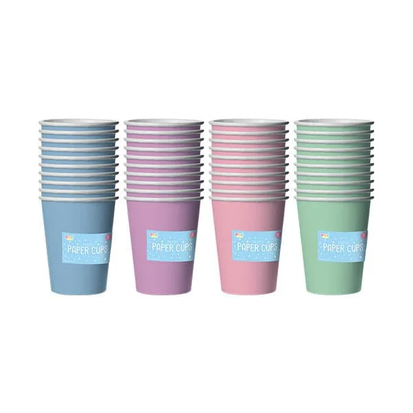 Pastel Paper Cups 10 Pack