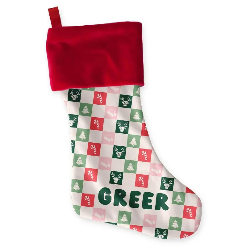 Personalized Stocking | Christmas Check