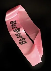 Pink Hen Night Sash