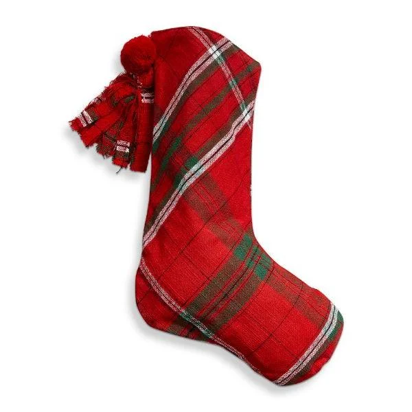 Plaid Christmas Stocking