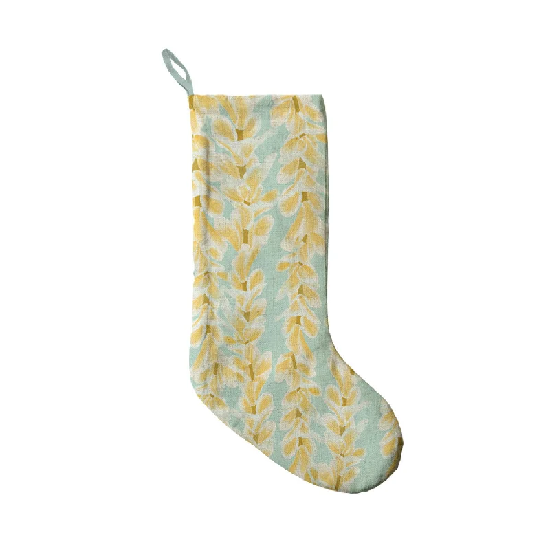 Plumeria Light Blue Stocking