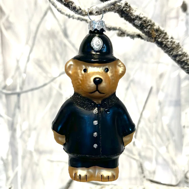 Police Bear Tree Bauble