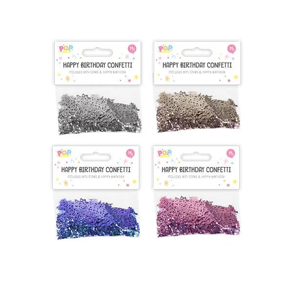 Pop Party Happy Birthday Confetti 14g