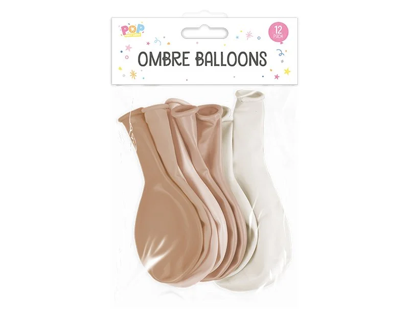 Pop Party Ombre Balloon Set – 12 Pk