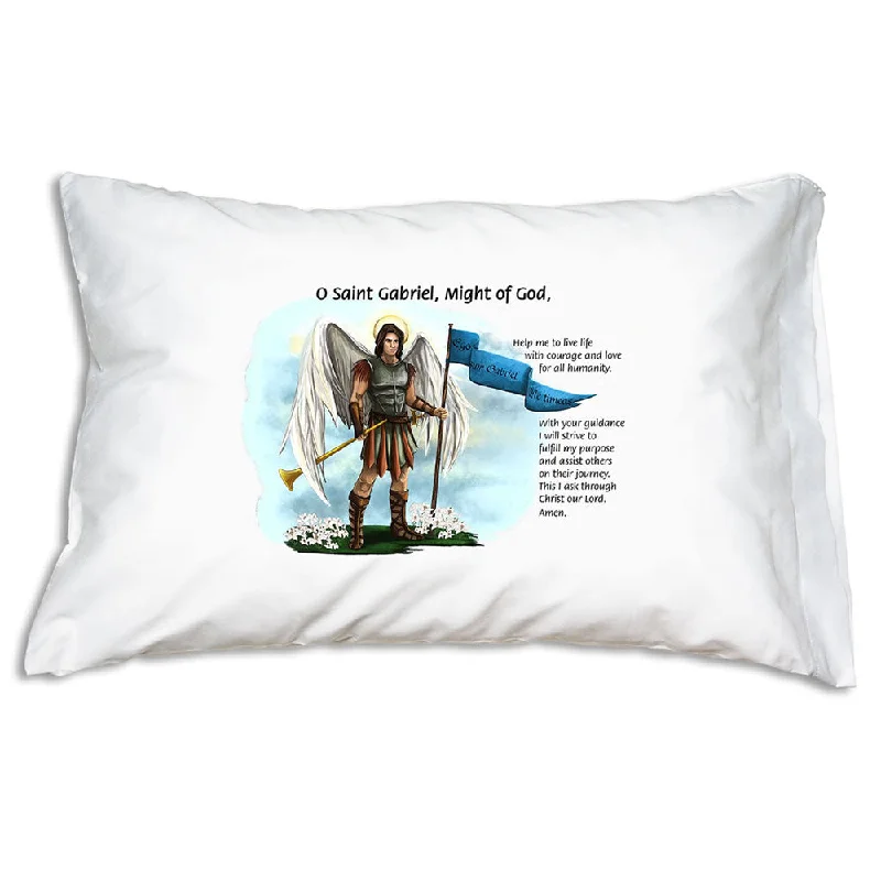 Prayer Pillowcase - St. Gabriel the Archangel