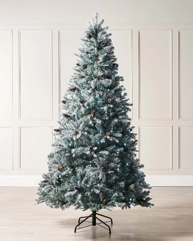 Pre-Lit Edwardian Spruce Multi-Function Christmas Tree, 6 ft