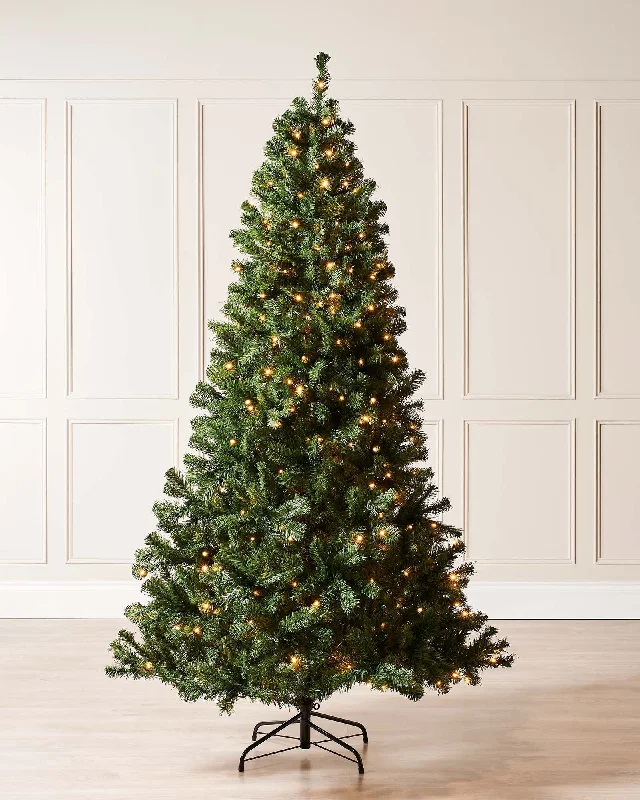 Pre-Lit Emerald Spruce Christmas Tree, Warm White, 6 ft