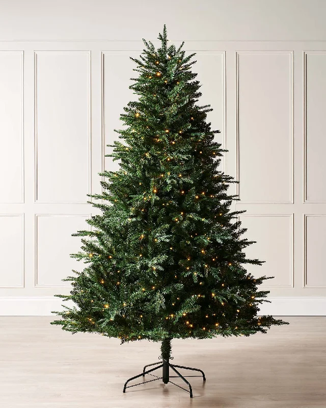 Pre-lit Grand Alaskan Fir Christmas Tree, Dual Warm White, 5 ft