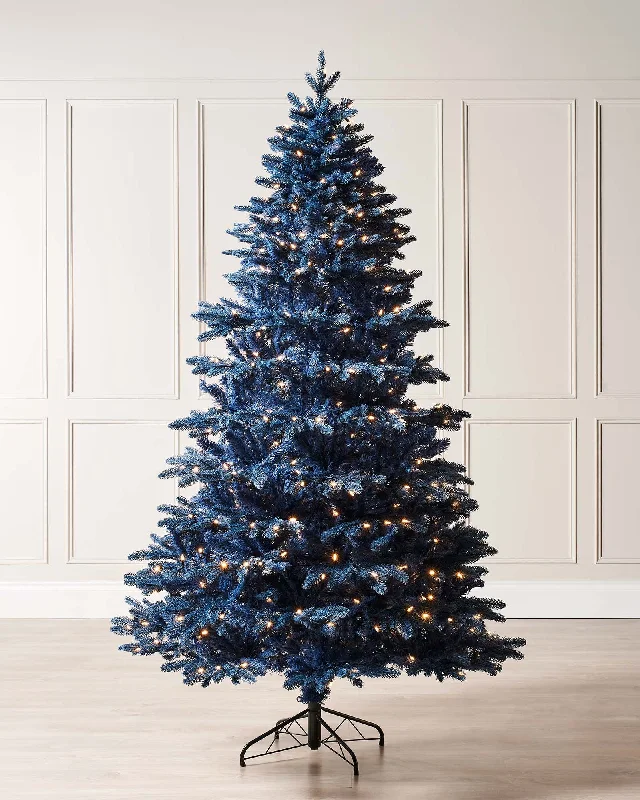 Pre-Lit Sapphire Blue Christmas Tree, 7 ft